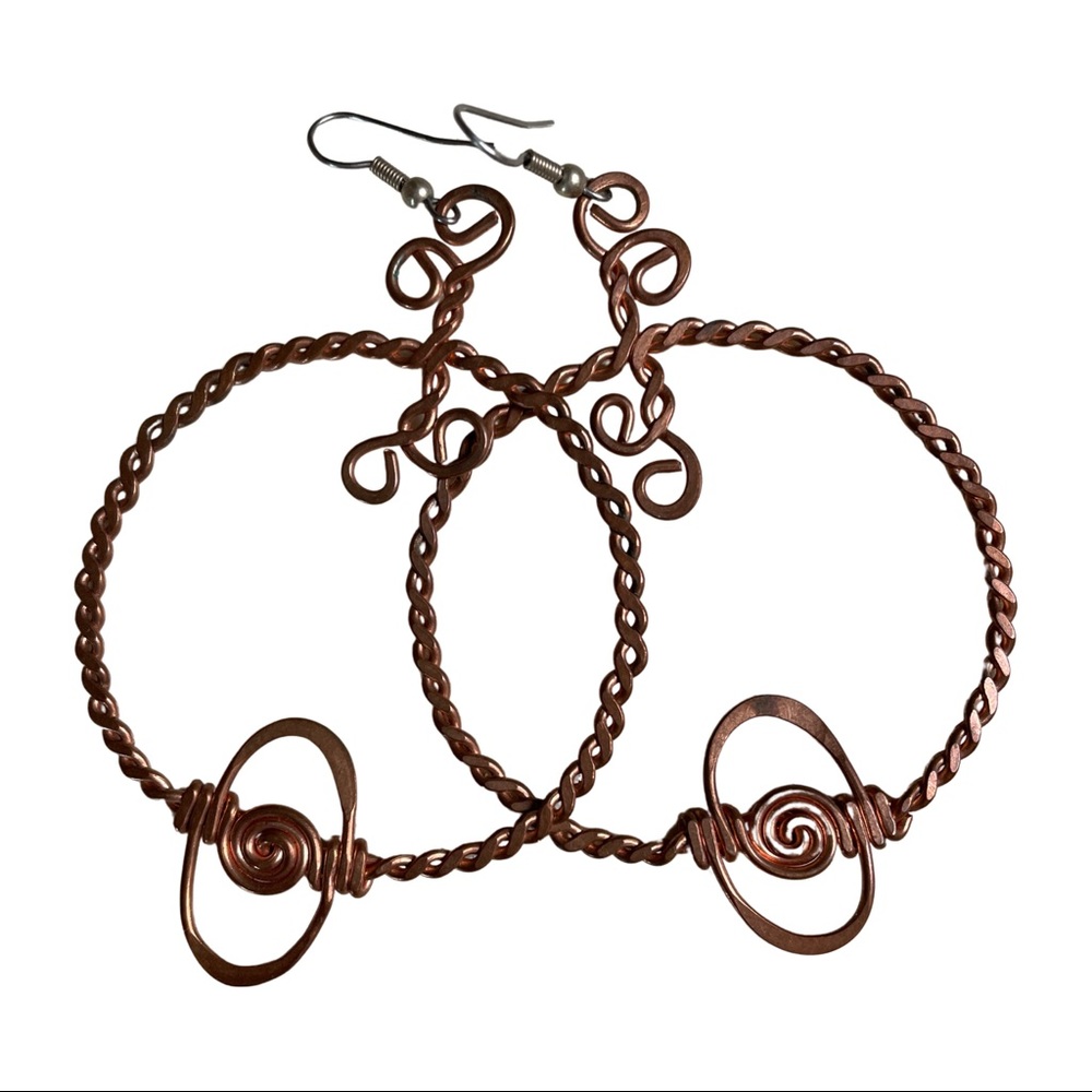 Copper Hoops!